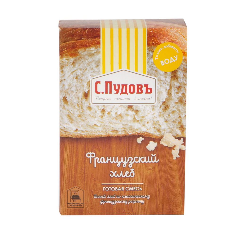 Изображение товара Смесь С.Пудовъ Французский Хлеб 500г