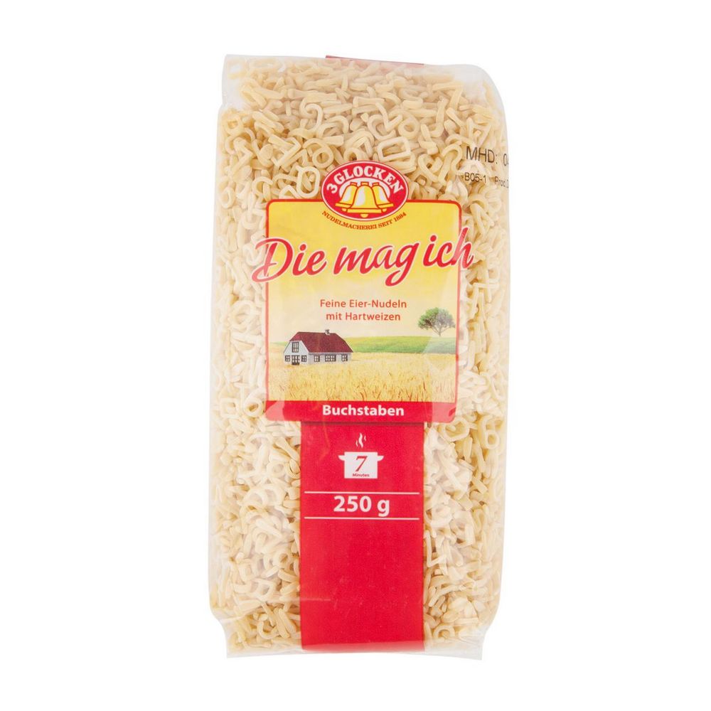 Изображение товара Алфавит 3 Glocken макароны фигурные 250 г