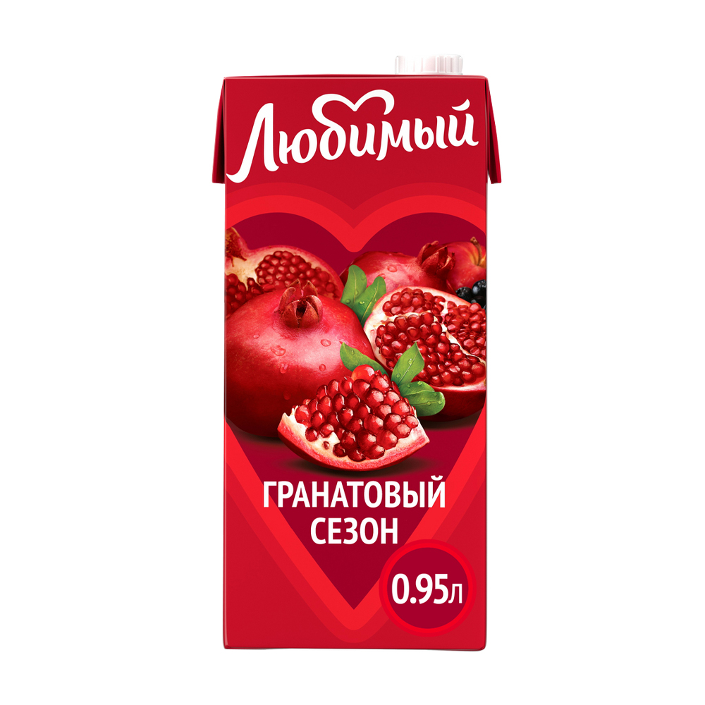 Купить напиток сокосодержащий любимый гранатовый сезон 0,95л с ...