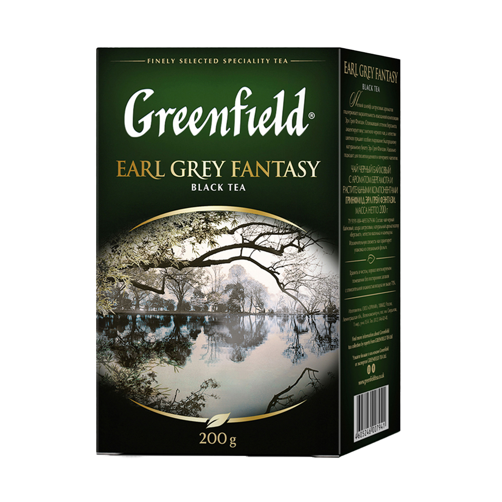 Изображение товара Чай Черный Greenfield Earl Grey Fantasy 200г