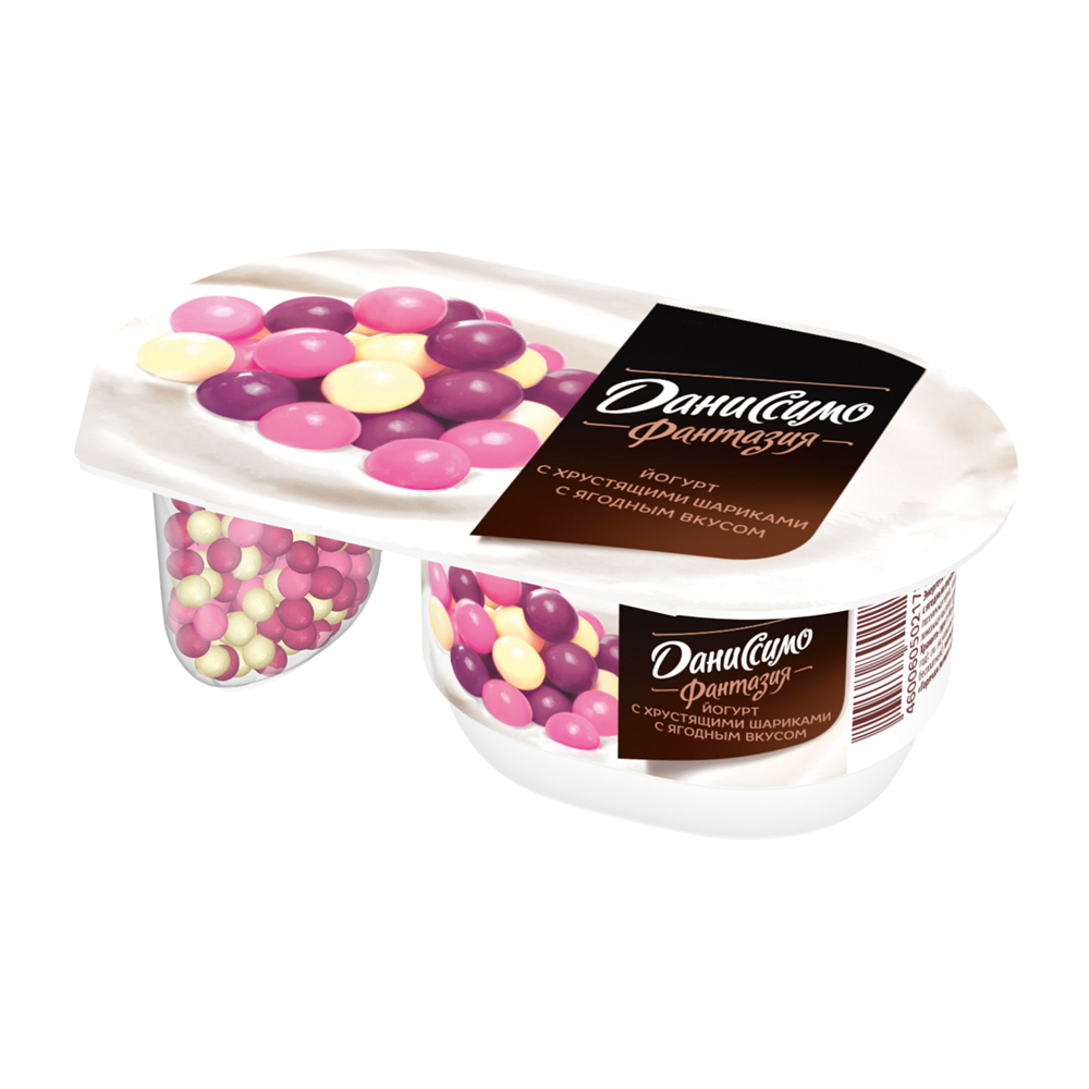 Изображение товара Йогурт Даниссимо Фантазия Ягодный Вкус 6,9% 105г