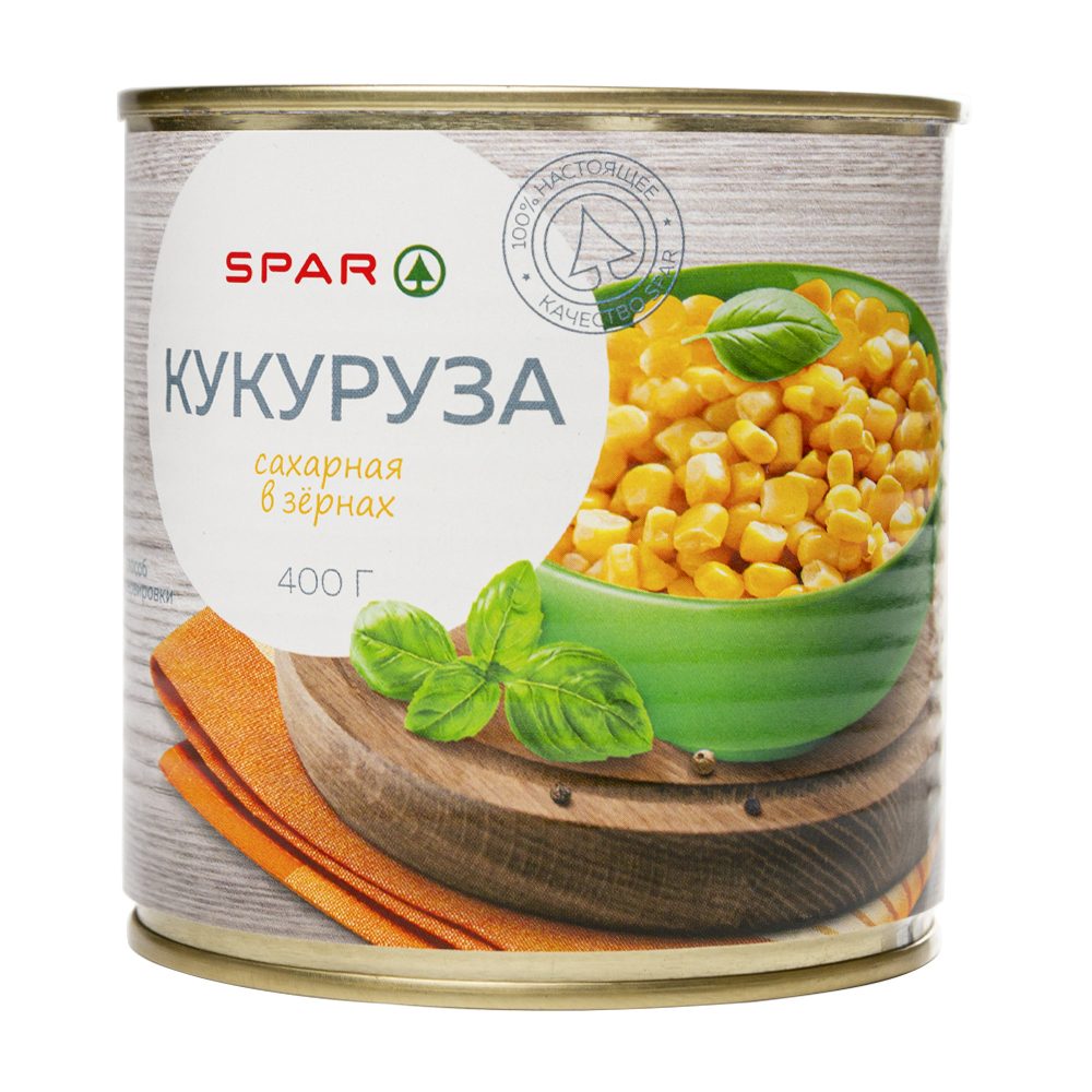 Купить кукуруза сахарная spar 400г с доставкой на дом в магазине SPAR