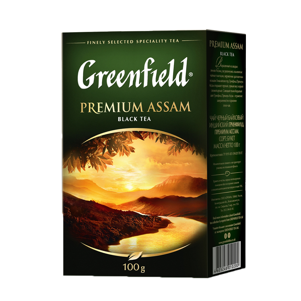 Изображение товара Чай Черный Greenfield Premium Assam 100г