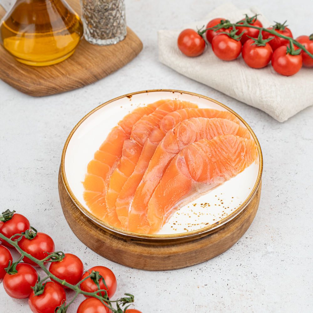 Изображение товара Слабосолёные кусочки нерки 48 ч. до 6°C, 289.9 р/упаковка