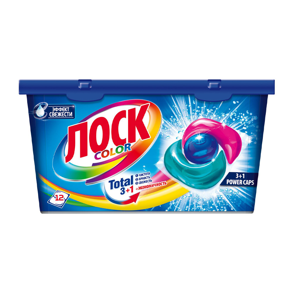 Изображение товара Капсулы для Стирки Лоск Duo-Caps Color 12шт