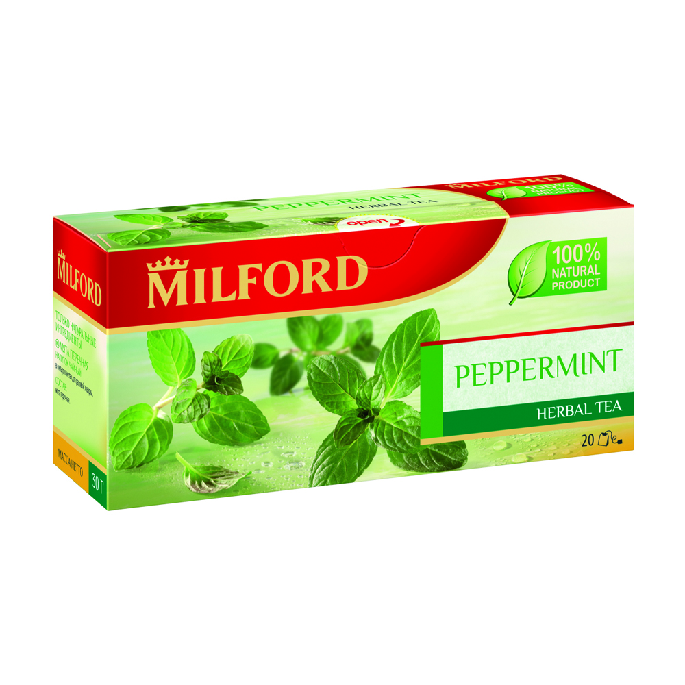 Изображение товара Чай Травяной Milford Peppermint 20 Пакетиков