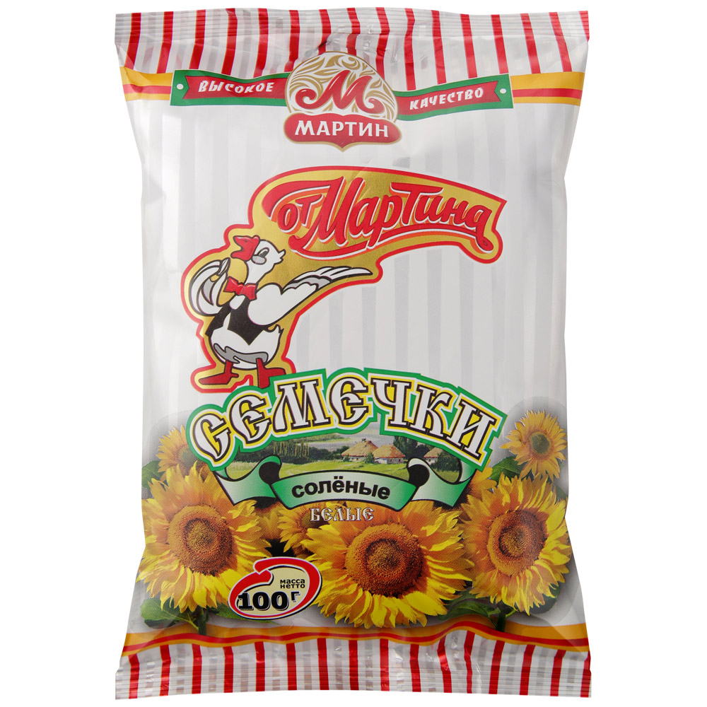 Изображение товара Семечки от Мартина Белые Соленые 100г