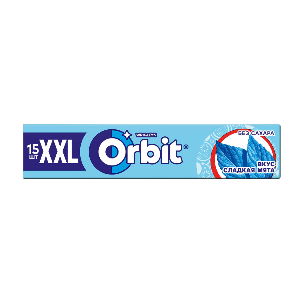 Изображение товара Orbit XXL Сладкая Мята 20г — жевательная резинка