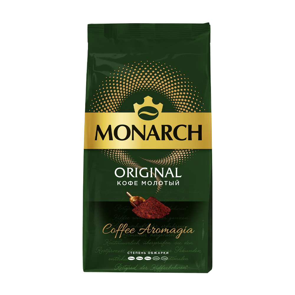 Изображение товара Монарх Original молотый кофе 70 г - насыщенный аромат и яркий вкус