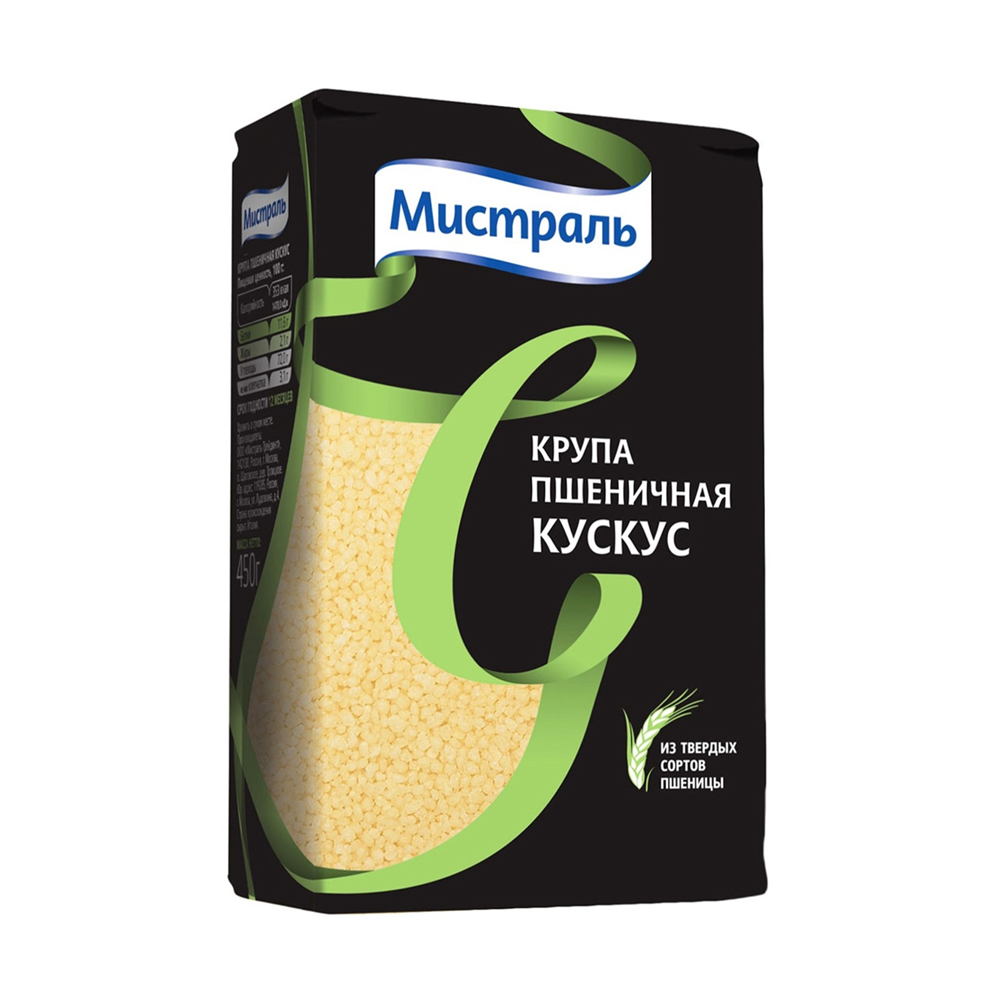 Изображение товара Кускус Мистраль 450 г — рассыпчатый гарнир и завтрак