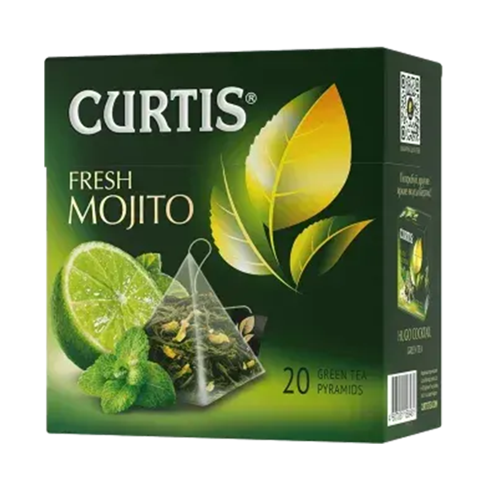 Купить чай зеленый curtis fresh mojito 20 пирамидок с доставкой на дом ...