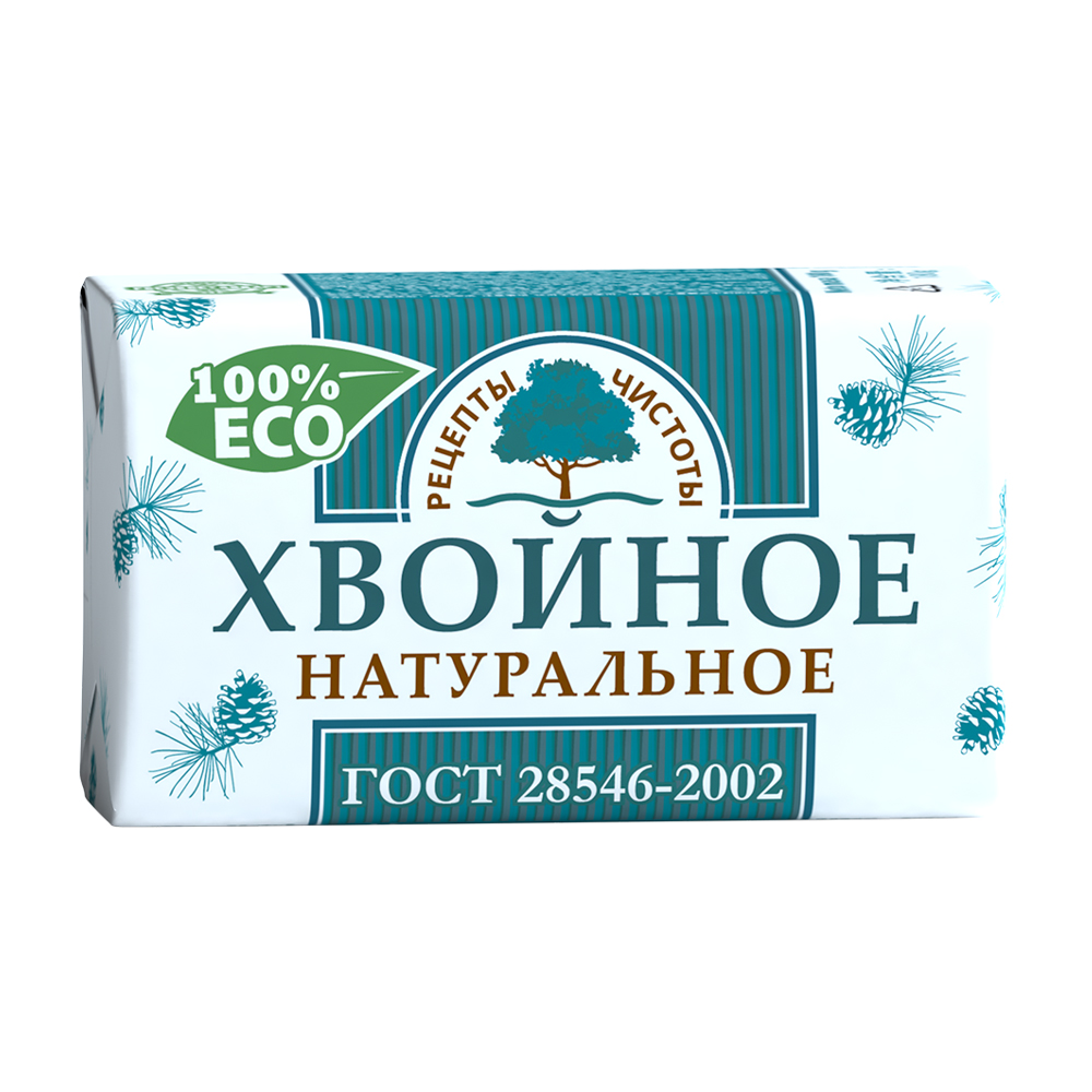 Изображение товара Мыло Хвойное Рецепты Чистоты Натуральное 180г