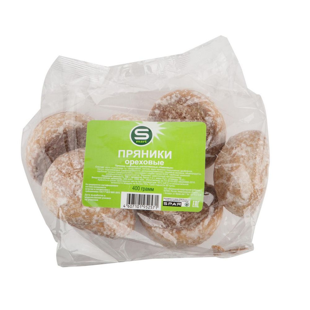 Изображение товара Пряники ГОРОДЕЦКИЙ ПРЯНИК Ореховые Весовые