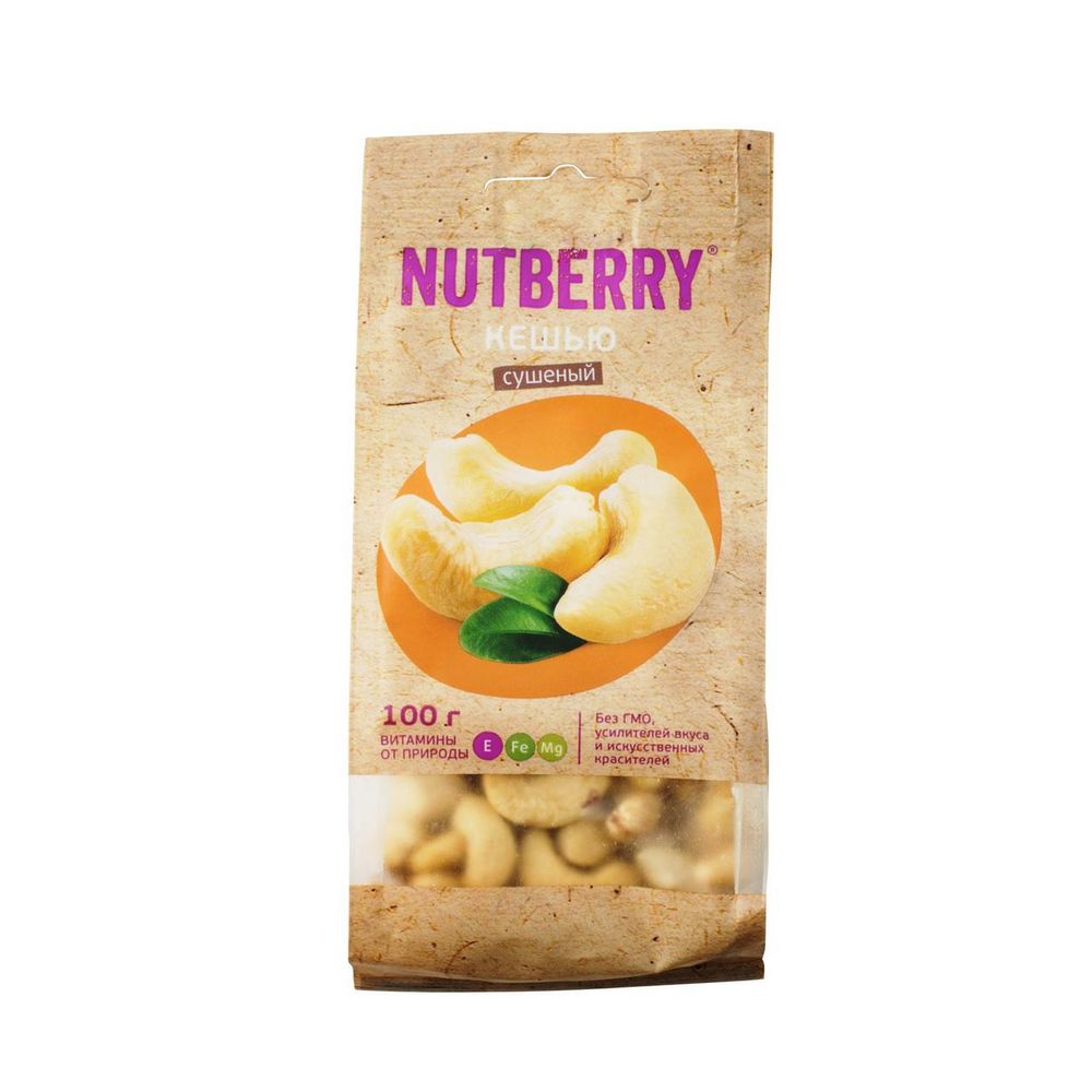Изображение товара Кешью Nutberry Сушеный 100г
