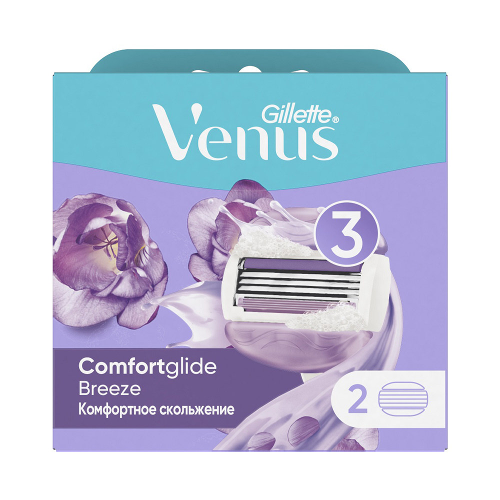 Изображение товара Сменные Кассеты для Бритья Gillette Venus Breeze 2шт