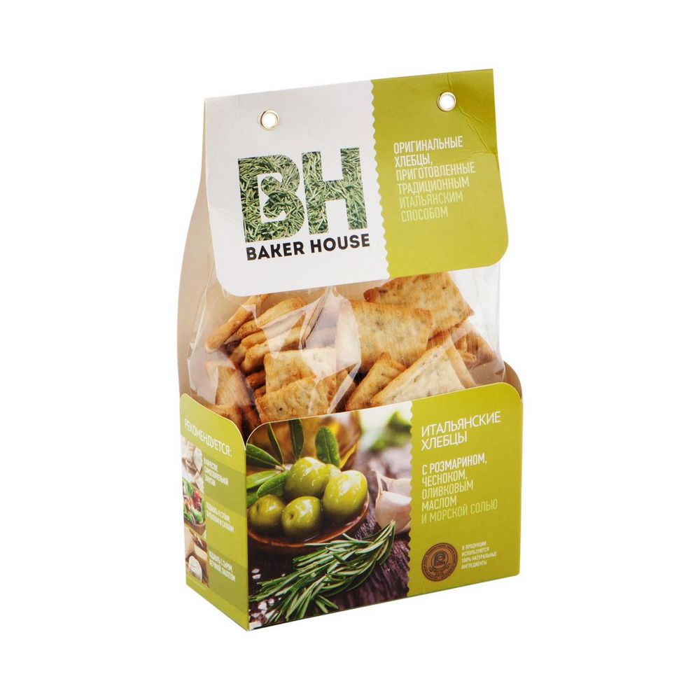 Изображение товара Хлебцы Baker House Итальянские Розмарин 250г