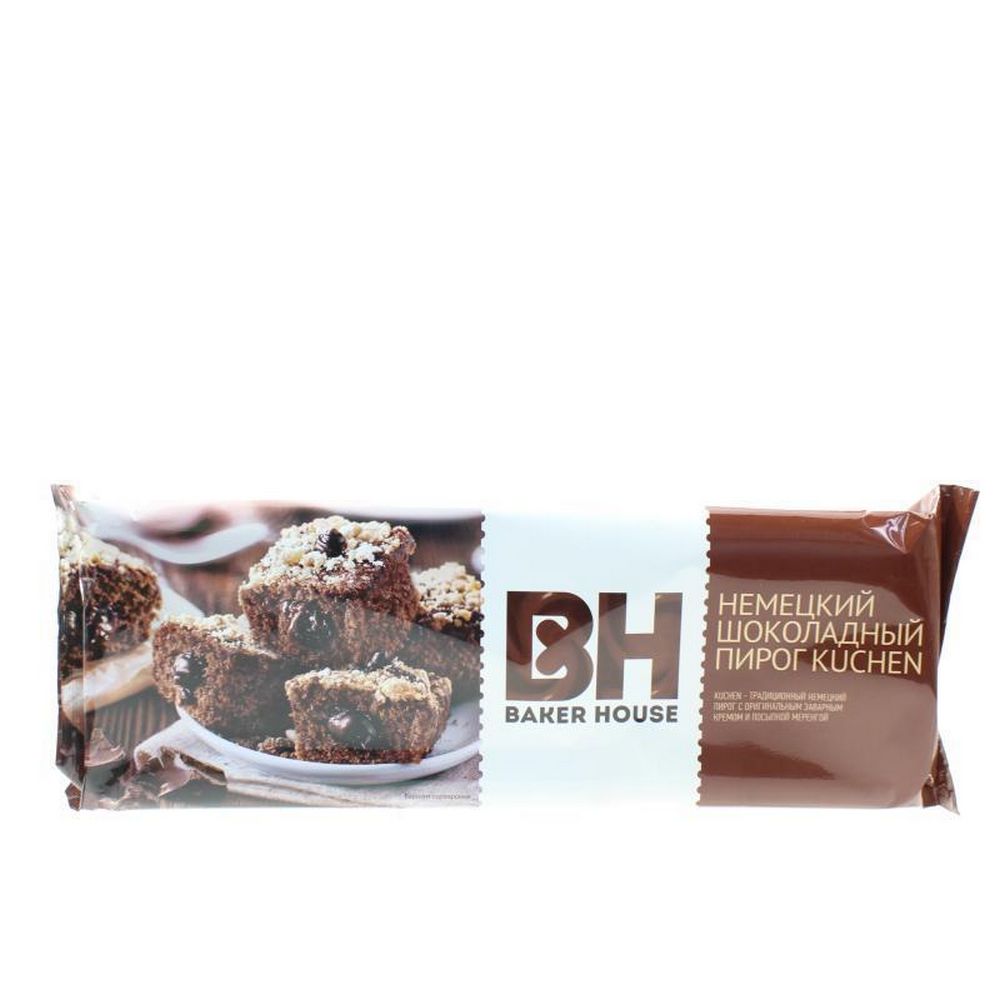 Купить пирог baker house бисквитный немецкий шоколадный 350г с ...