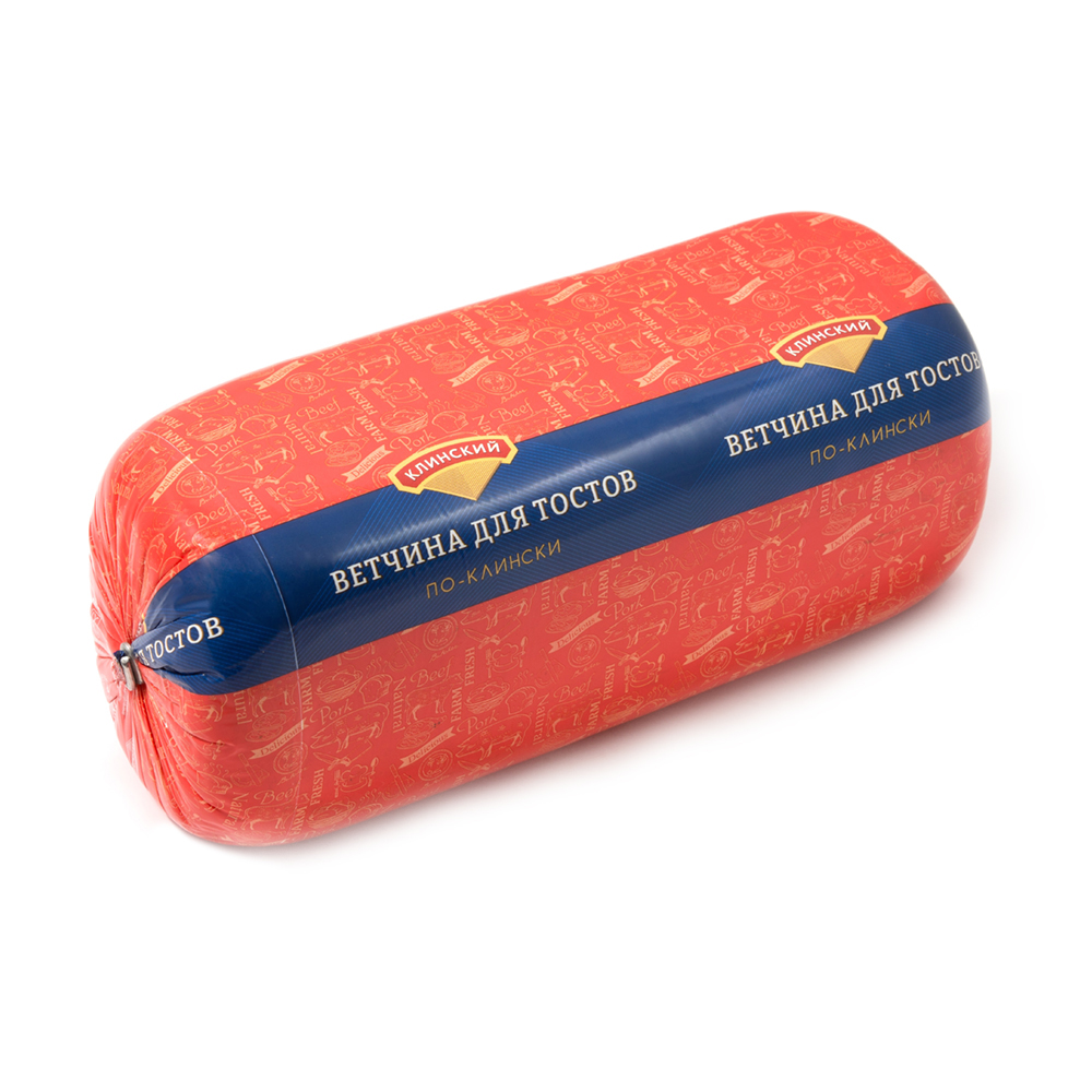 Изображение товара Ветчина вареная Клинский для тостов, 15 суток хранения