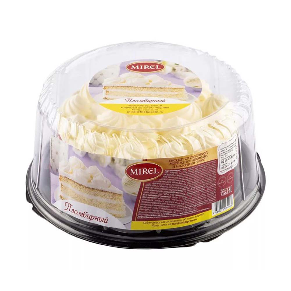 Изображение товара Торт Mirel Пломбирный 750г