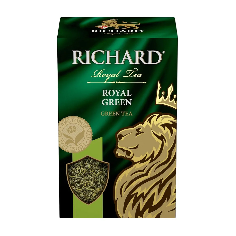 Купить чай зеленый richard royal green крупный лист 90г с доставкой на ...