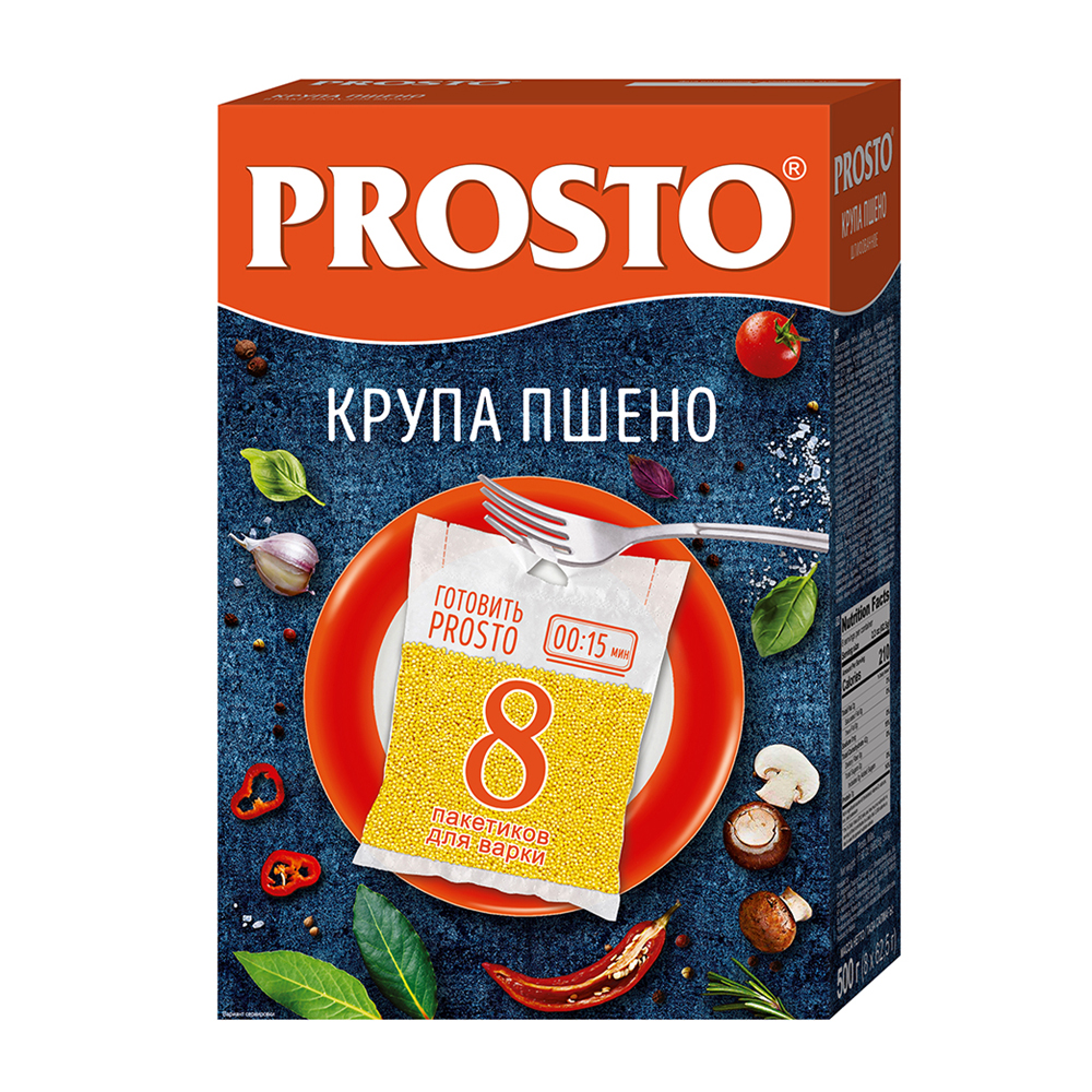 Купить пшено prosto 500г с доставкой на дом в магазине SPAR