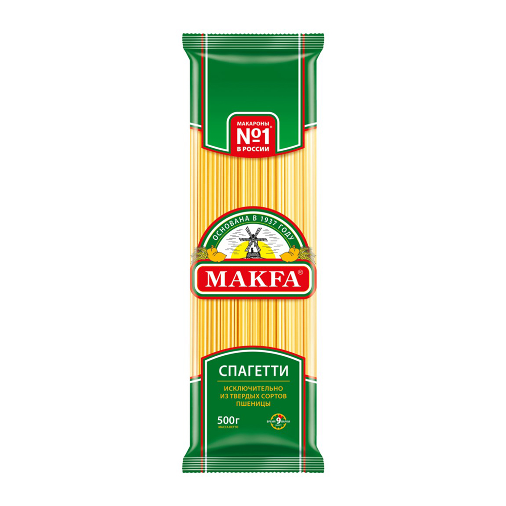 Изображение товара Макаронные Изделия Makfa Спагетти 400г