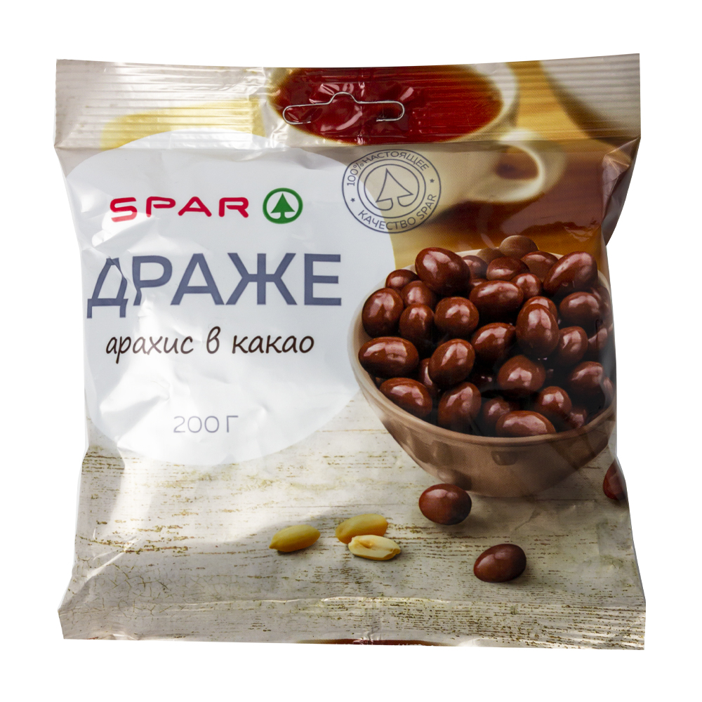 Купить драже spar арахис в какао 200г с доставкой на дом в магазине SPAR