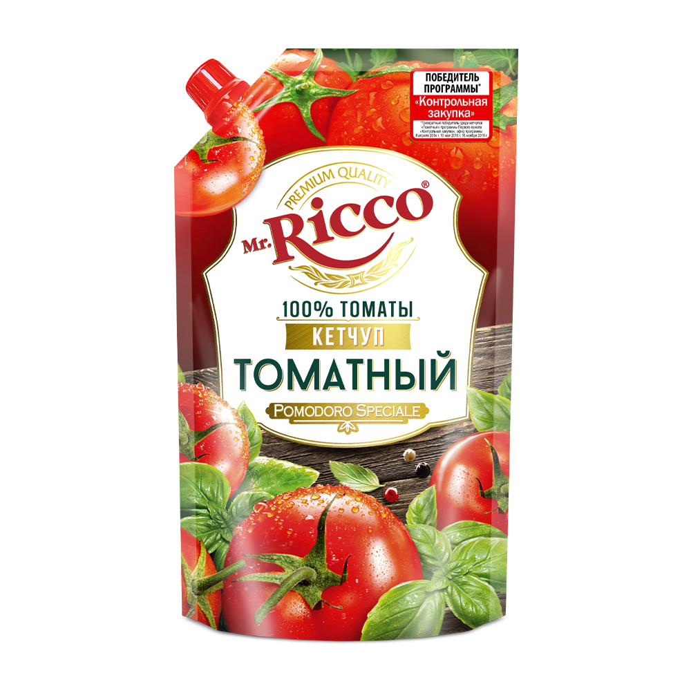 Купить кетчуп mr.ricco томатный 350г дой-пак с доставкой на дом в магазине  SPAR