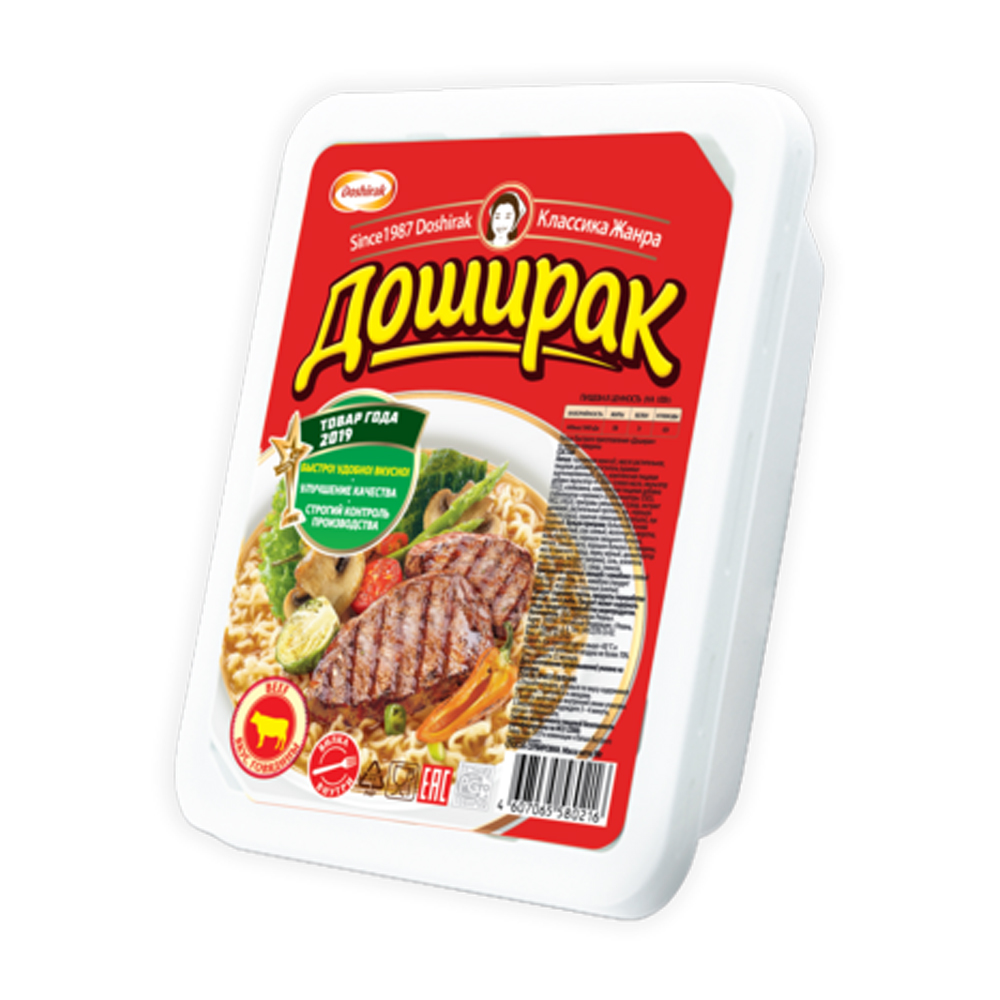Купить лапша доширак говядина 90г с доставкой на дом в магазине SPAR