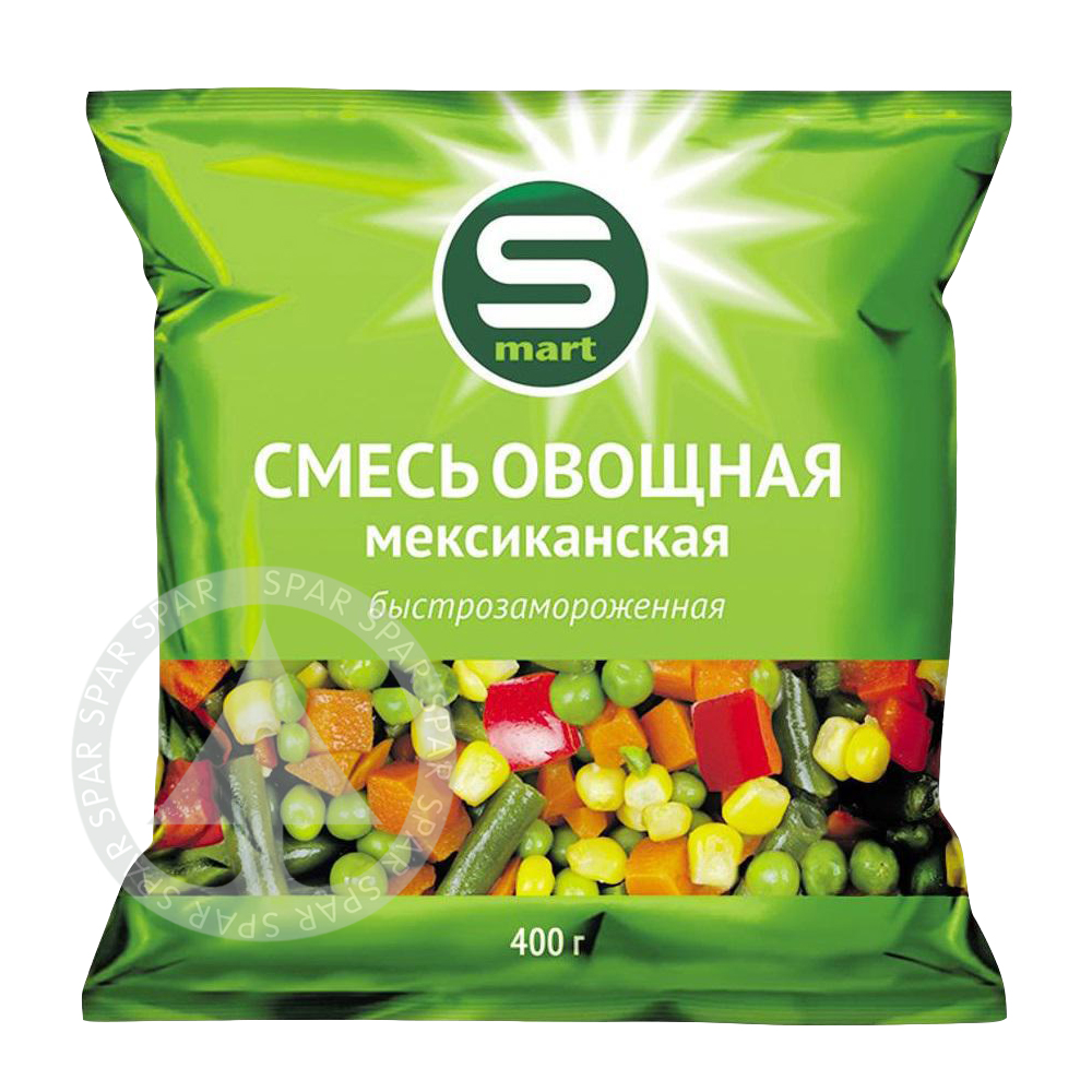 Купить смесь овощная smart мексиканская 400г с доставкой на дом в магазине  SPAR