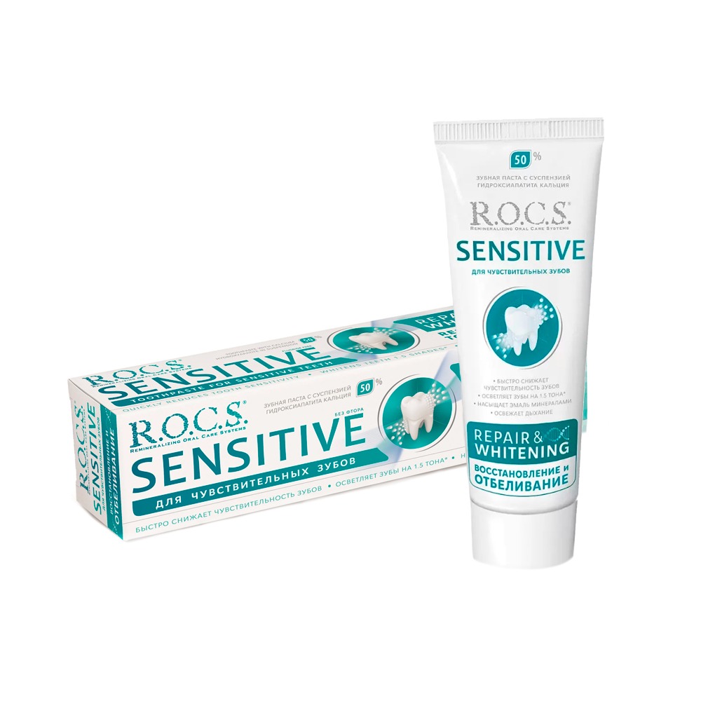 Изображение товара Зубная Паста R.O.C.S. Sensitive Восстановление 94г