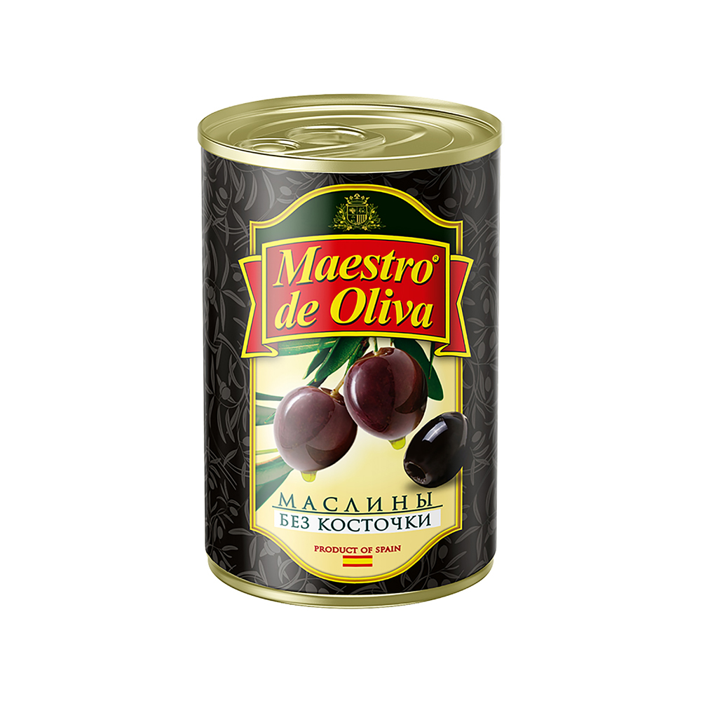 Купить маслины maestro de oliva без косточки 280г ж/б с доставкой на ...