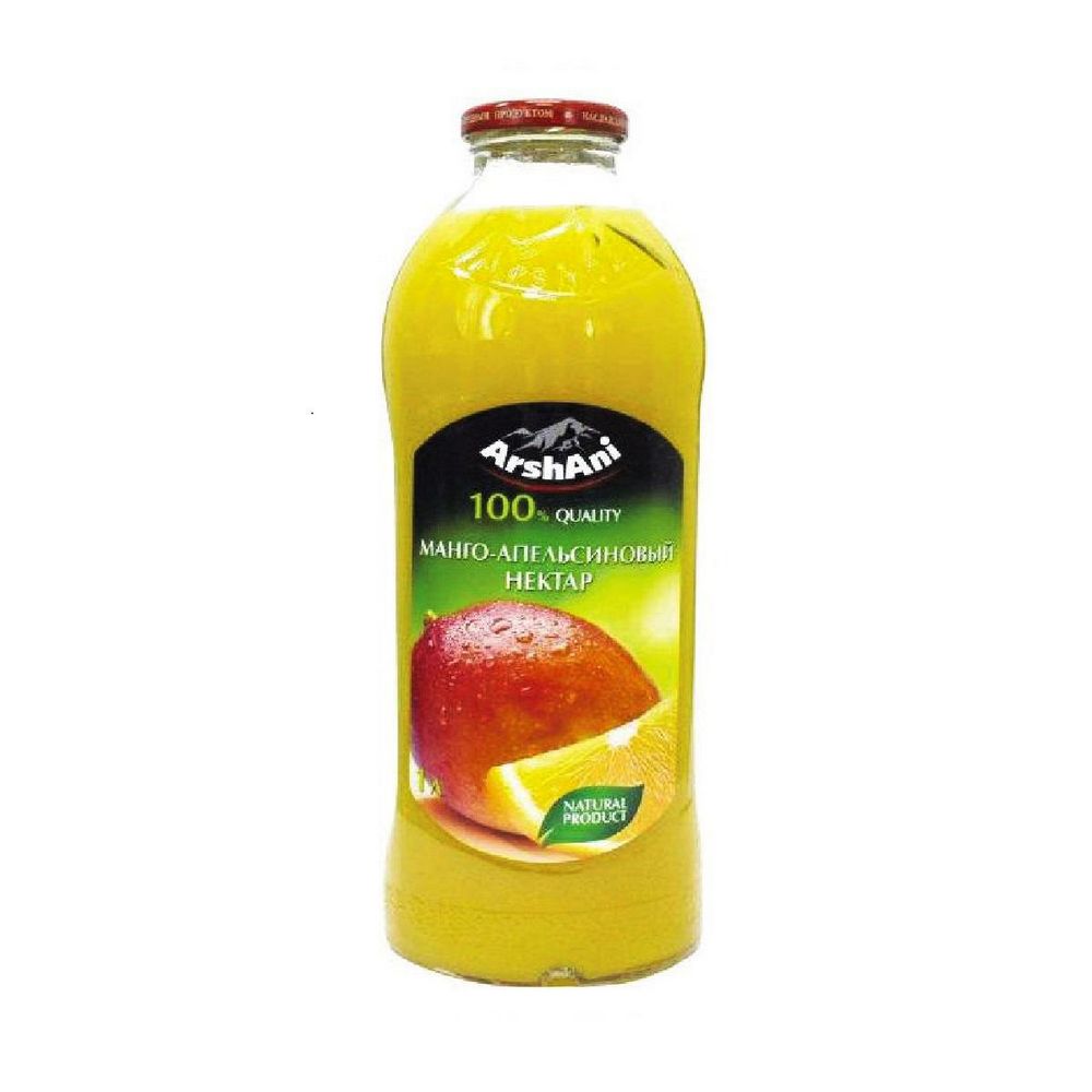 Изображение товара Нектар Arshani Манго-Апельсиновый 1л Стекло
