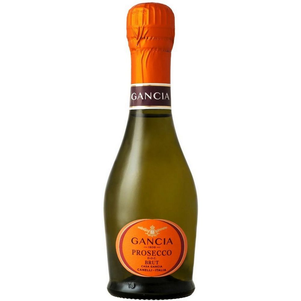 Просекко перекресток. Ганча Просекко брют 0.2. Gancia Prosecco Brut. Ганча Просекко драй. Вино игристое Ганча Просекко.