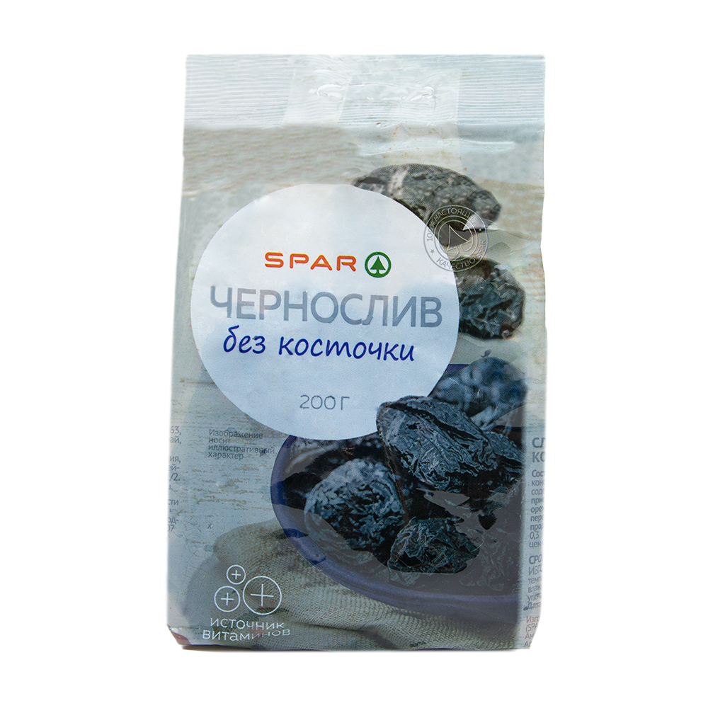 Купить чернослив spar 200г с доставкой на дом в магазине SPAR