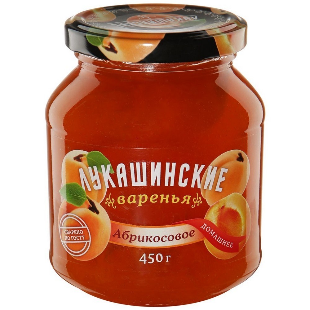 Изображение товара Луканьинские Абрикосовое варенье 450 г