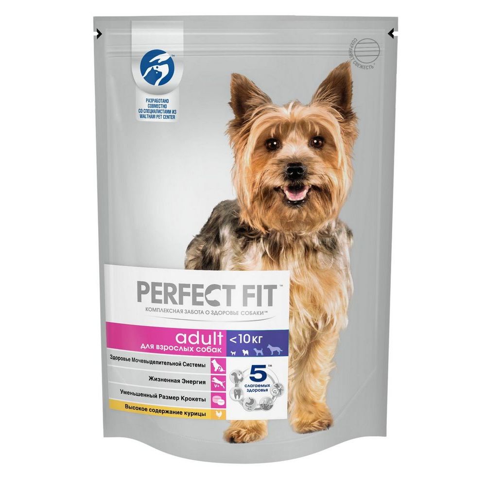 Изображение товара Корм Сухой для Собак Мини Пород Perfect Fit с Курицей 500г