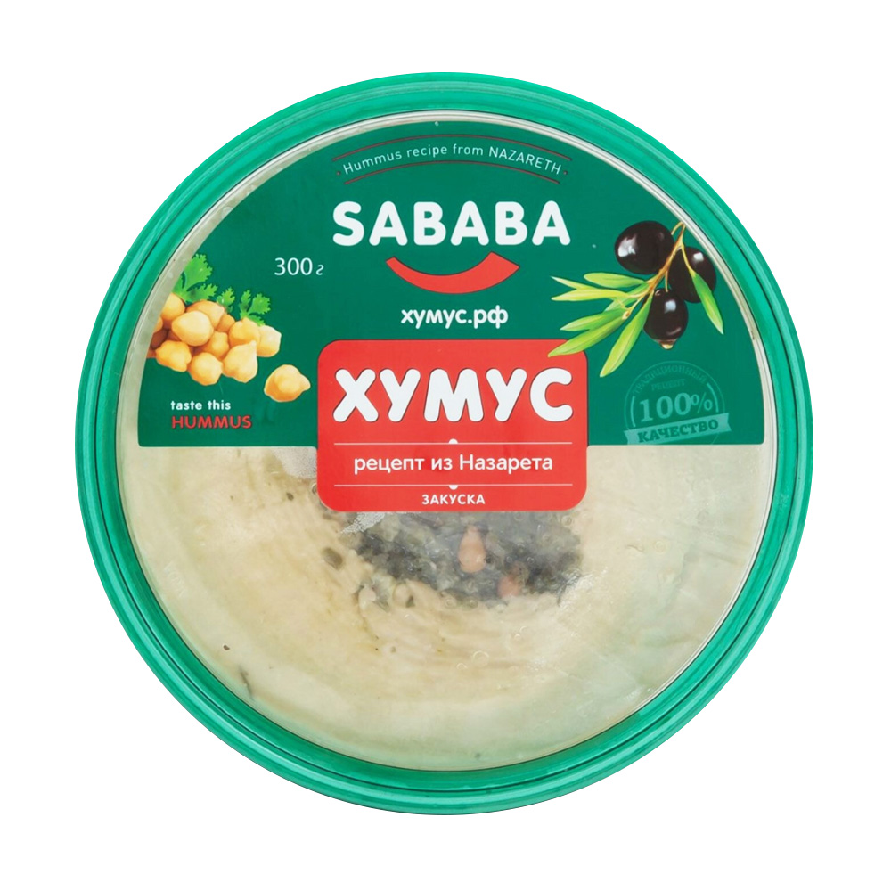 Изображение товара Хумус Sababa Рецепт из Назарета 300г