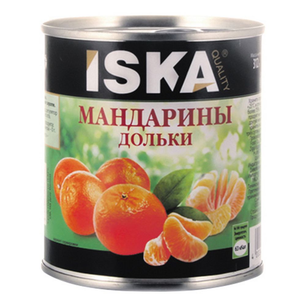 Изображение товара Мандарины Iska Дольки в Сиропе 314г