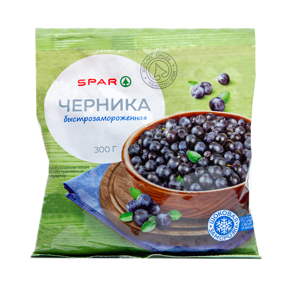 Изображение товара Черника SPAR Замороженная 300г