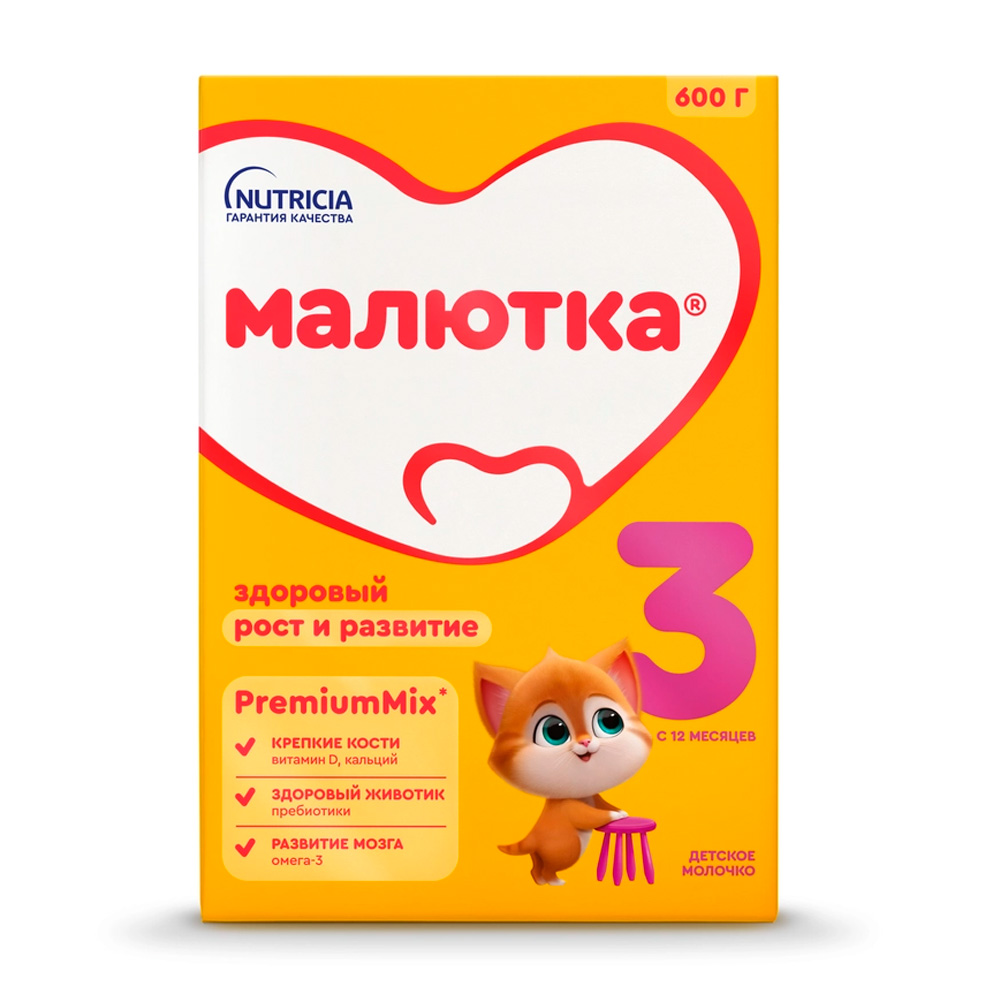 Изображение товара Смесь Малютка 3 600г