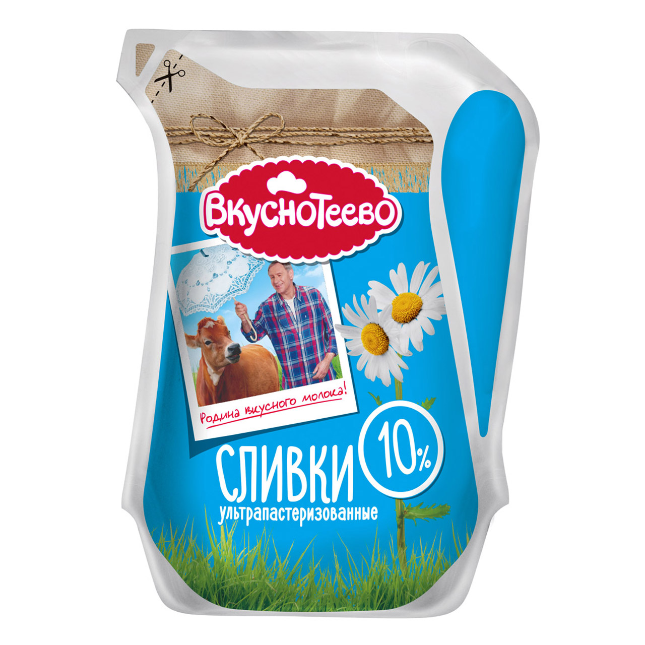 Купить сливки ультрапастеризованные вкуснотеево 10% 125г с доставкой на ...