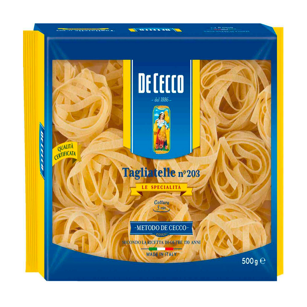 Купить макаронные изделия de cecco таглиателле 500г с доставкой на дом ...