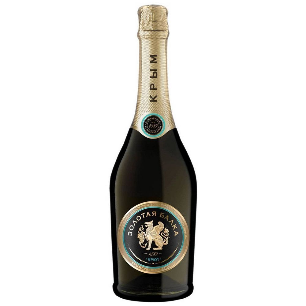 Изображение товара Вино Игристое Золотая Балка Белое Брют 11-13% 0,75л