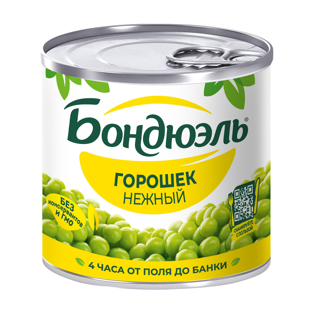 Изображение товара Горошек Бондюэль Нежный 200г ж/б