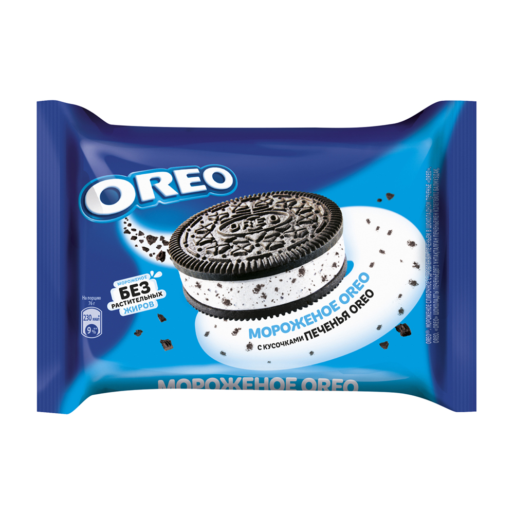 Изображение товара Мороженое Oreo Сэндвич с Кусочками Печенья 72г