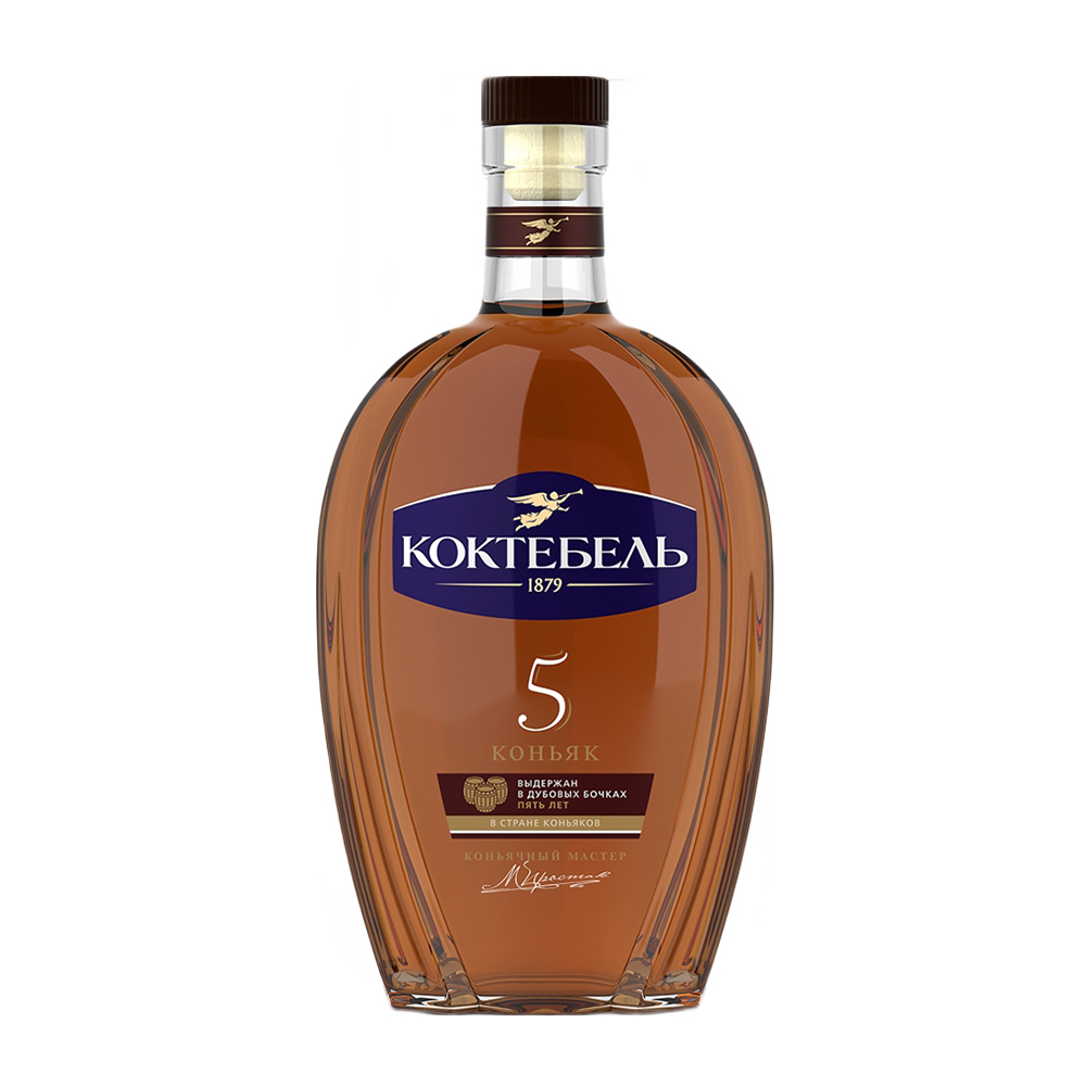 Изображение товара Коньяк Российский Коктебель 5 Лет 40% 0,5л