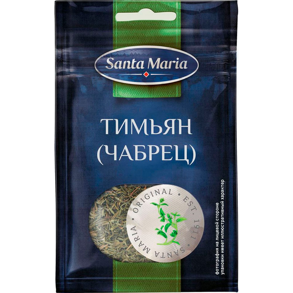 Купить приправа santa maria тимьян 6г с доставкой на дом в магазине SPAR