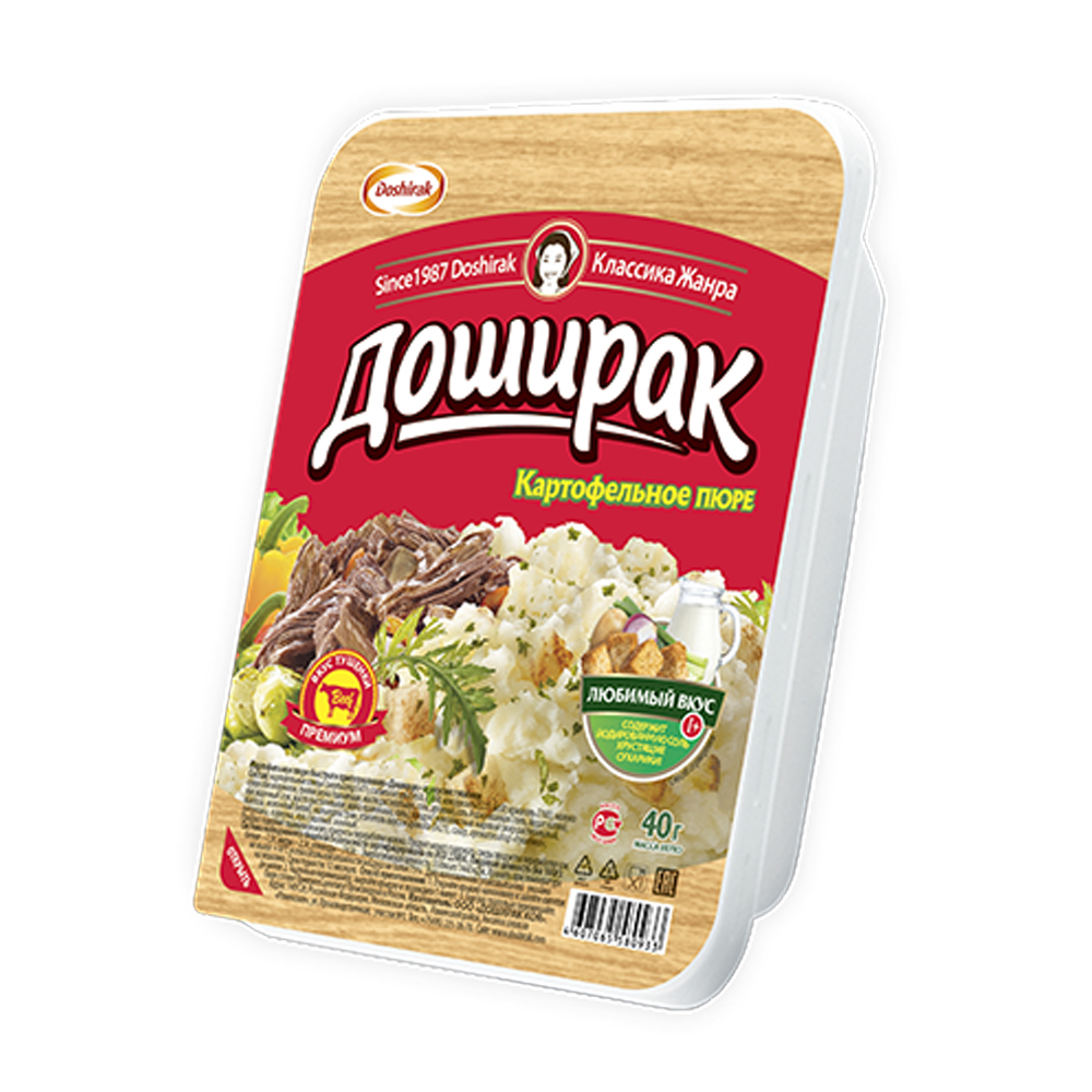 Купить пюре картофельное доширак со вкусом тушенки 40г с доставкой на дом в  магазине SPAR