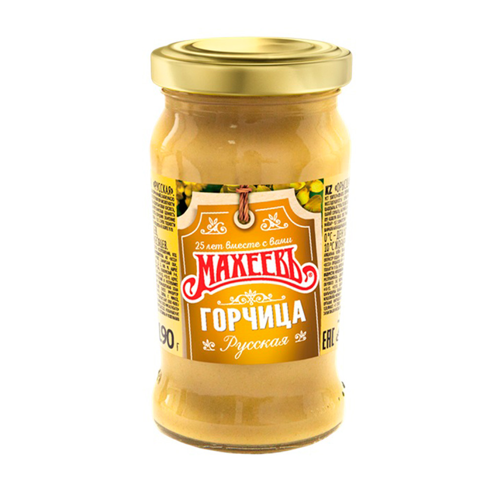 Изображение товара Горчица Махеевъ Русская 190г Стекло
